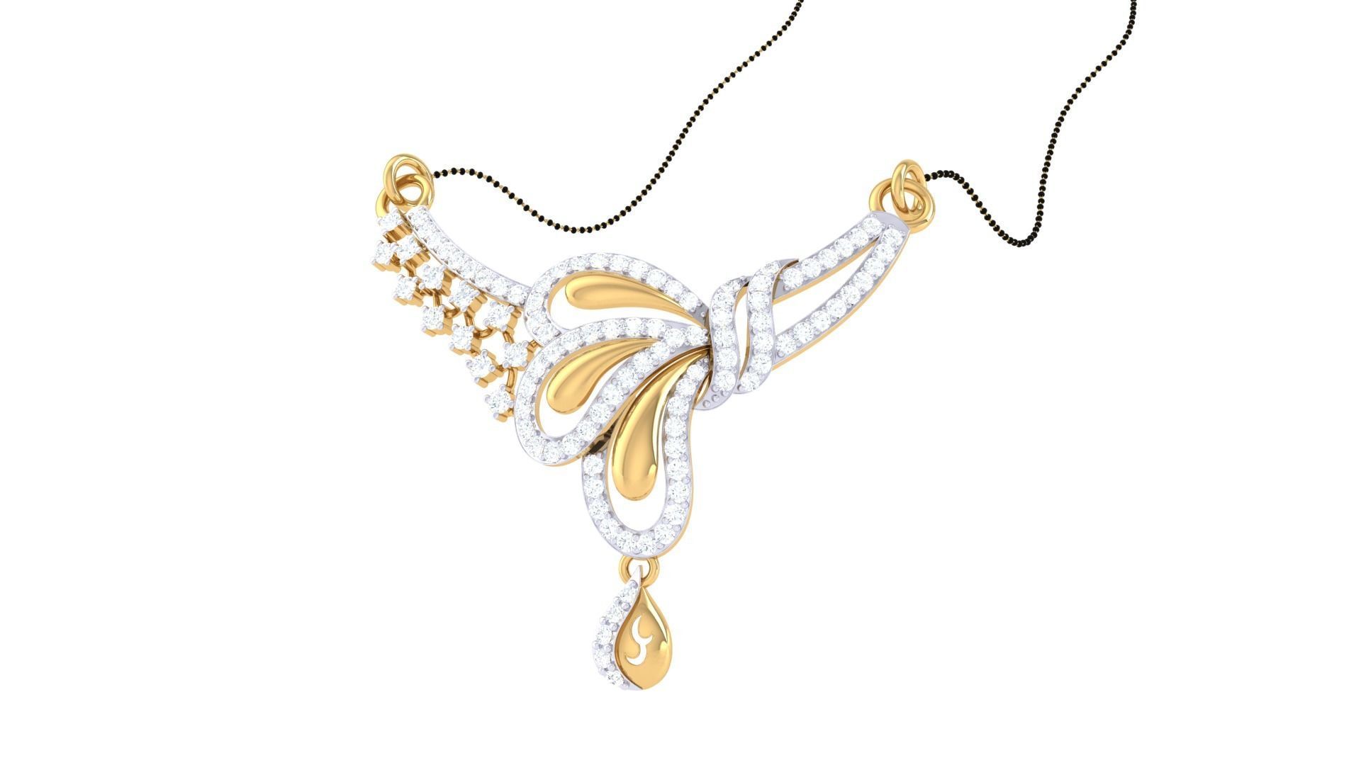 Earring Necklace Set 3dm STL OBJ FBX Renders Details 3D print model_10