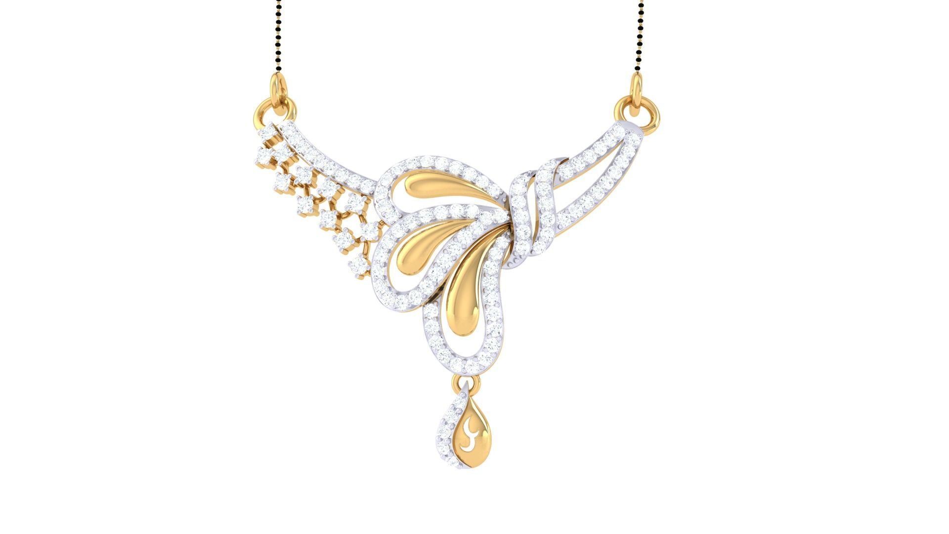 Earring Necklace Set 3dm STL OBJ FBX Renders Details 3D print model_8