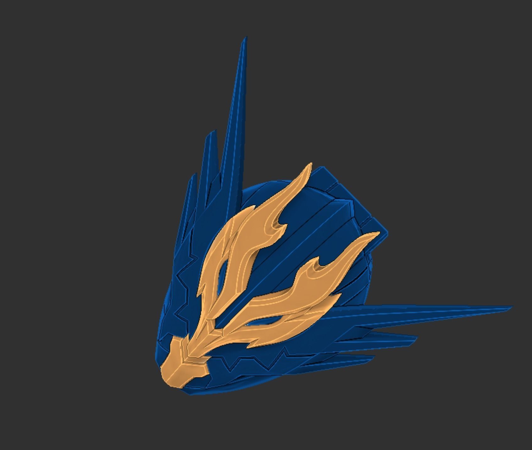 Kamen Rider Cross Z Helmet 3D print model_23