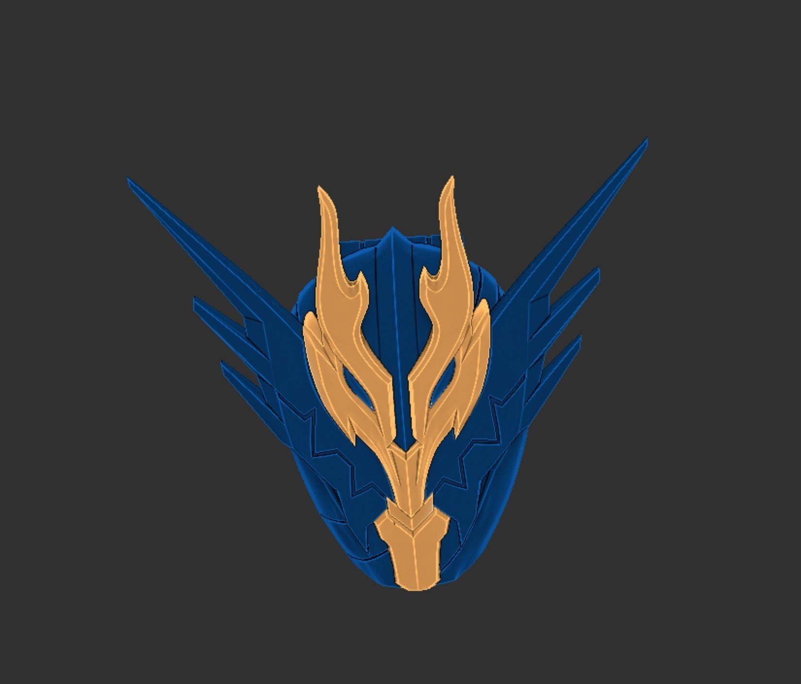 Kamen Rider Cross Z Helmet 3D print model_22