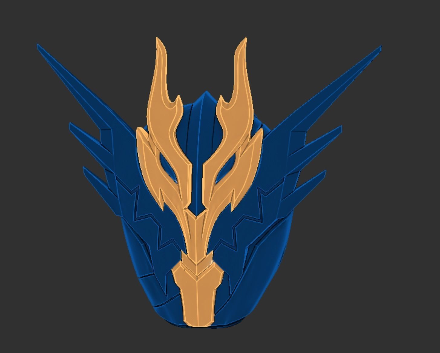 Kamen Rider Cross Z Helmet 3D print model_16
