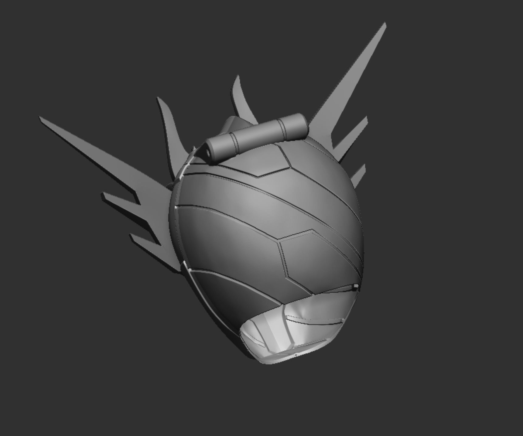 Kamen Rider Cross Z Helmet 3D print model_19