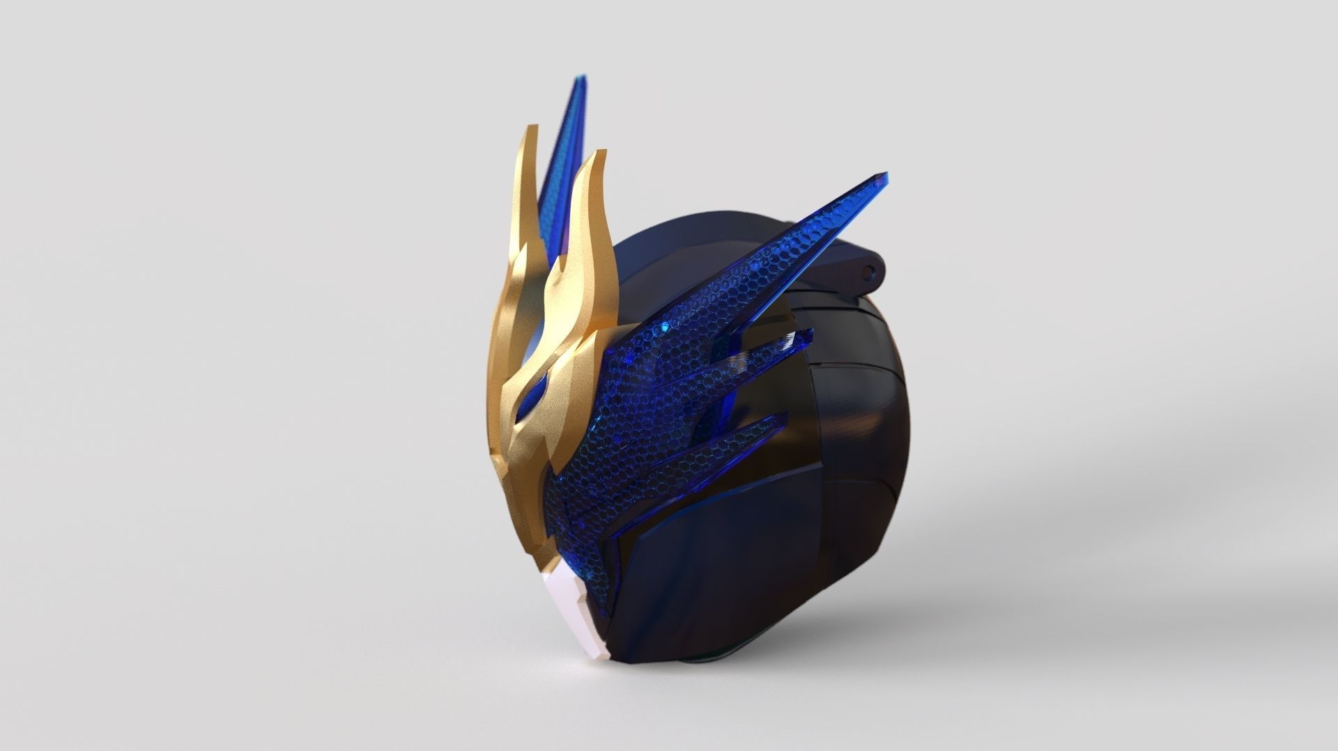 Kamen Rider Cross Z Helmet 3D print model_2