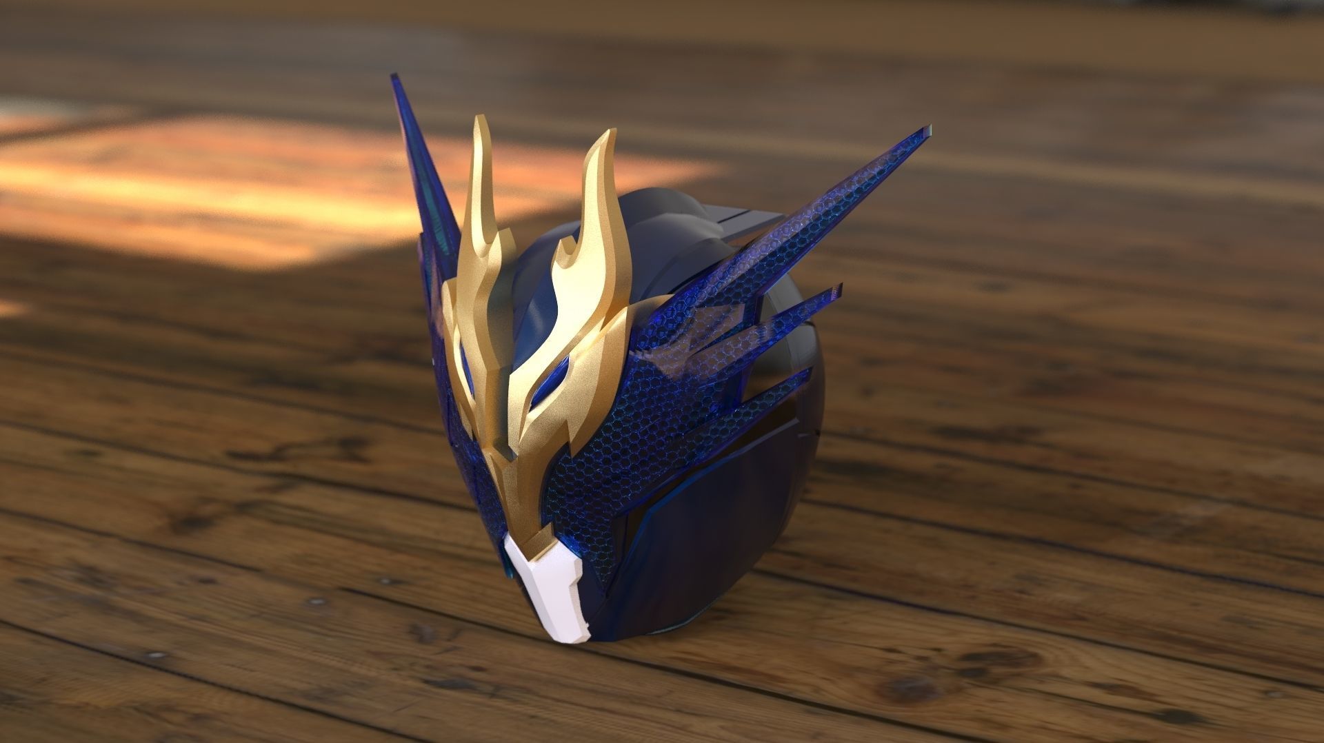 Kamen Rider Cross Z Helmet 3D print model_3