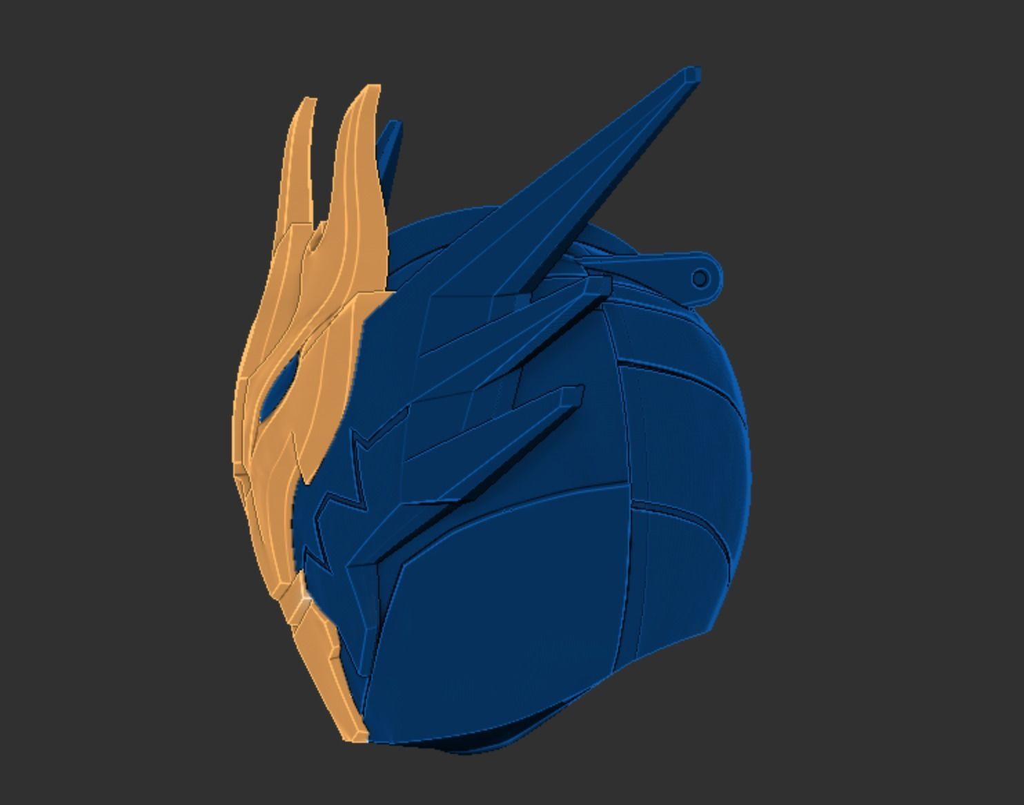 Kamen Rider Cross Z Helmet 3D print model_17