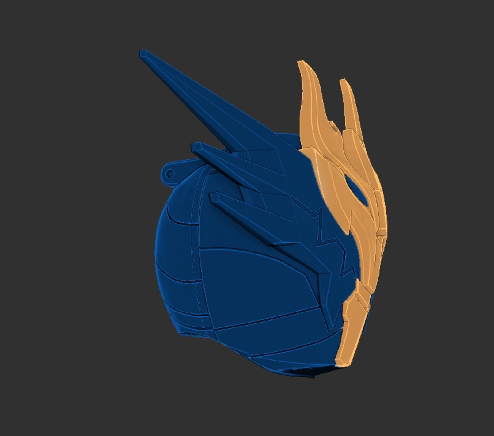 Kamen Rider Cross Z Helmet 3D print model_20