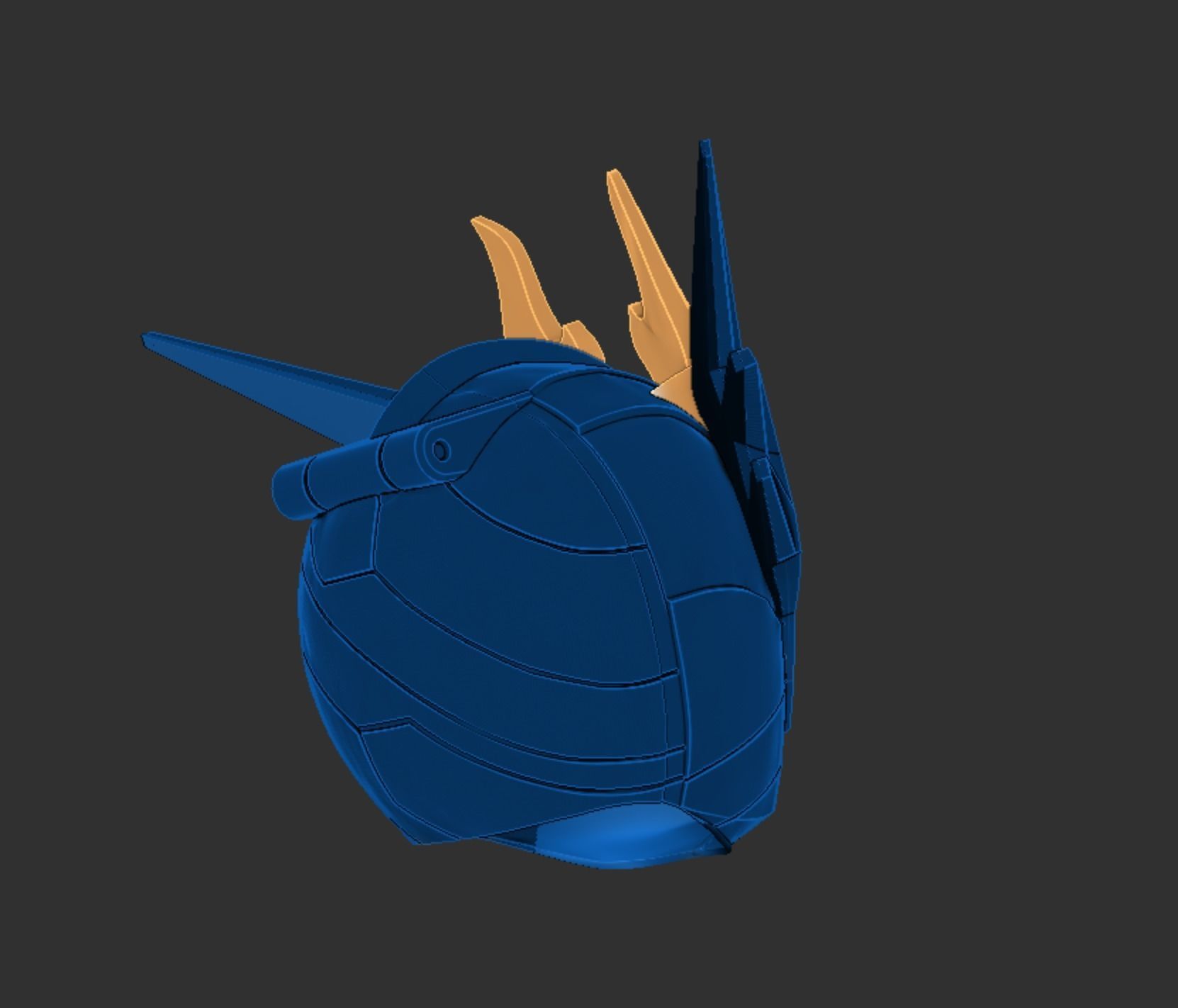 Kamen Rider Cross Z Helmet 3D print model_9