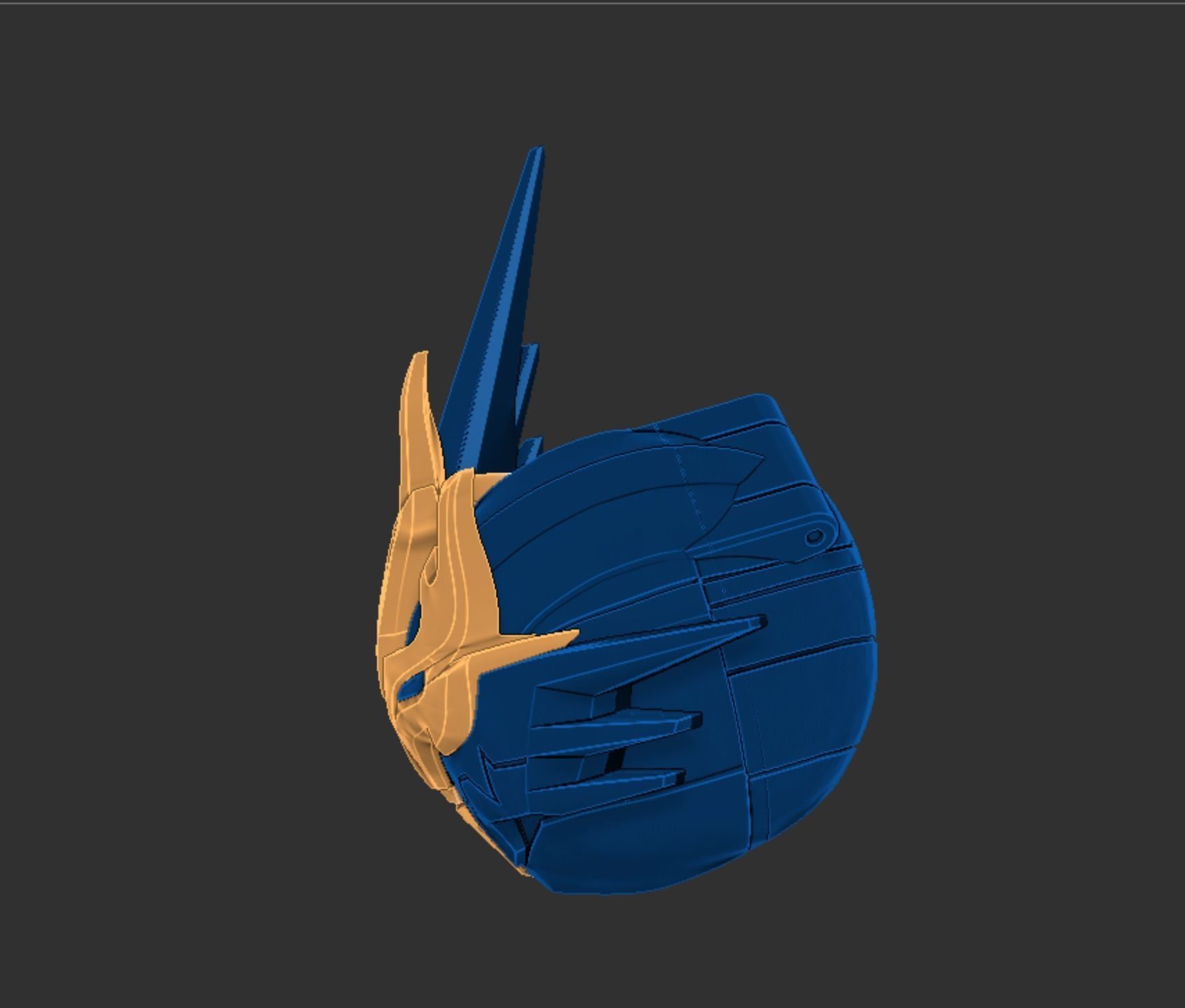 Kamen Rider Cross Z Helmet 3D print model_13