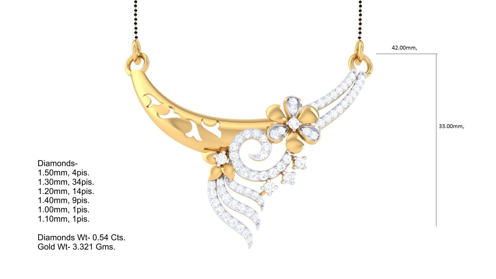 Earring Necklace Set 3dm STL OBJ FBX Renders Details 3D print model_6