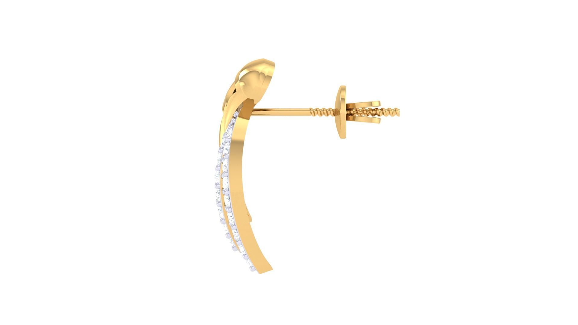 Earring Necklace Set 3dm STL OBJ FBX Renders Details 3D print model_5