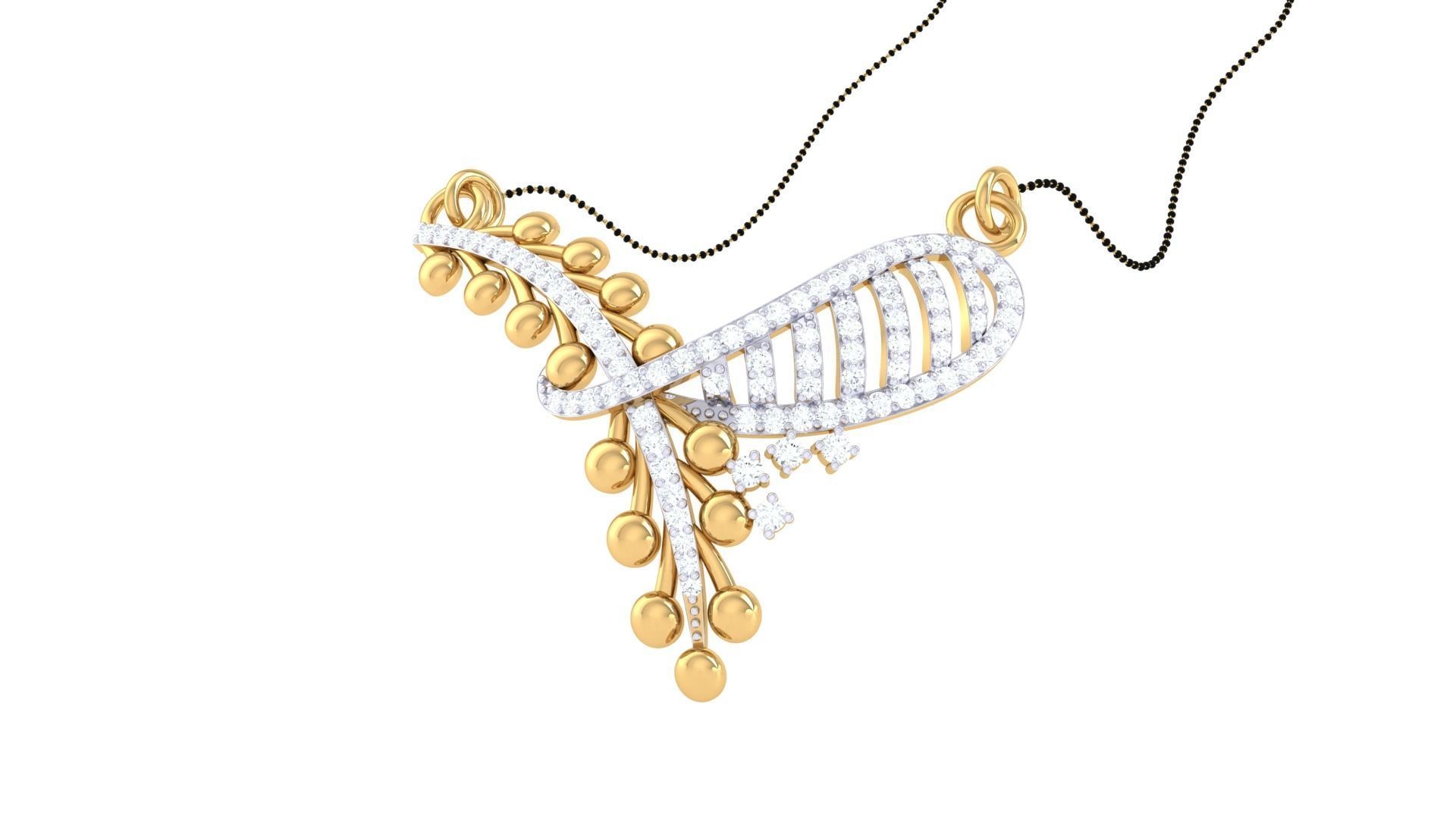 Earring Necklace Set 3dm STL OBJ FBX Renders Details 3D print model_10