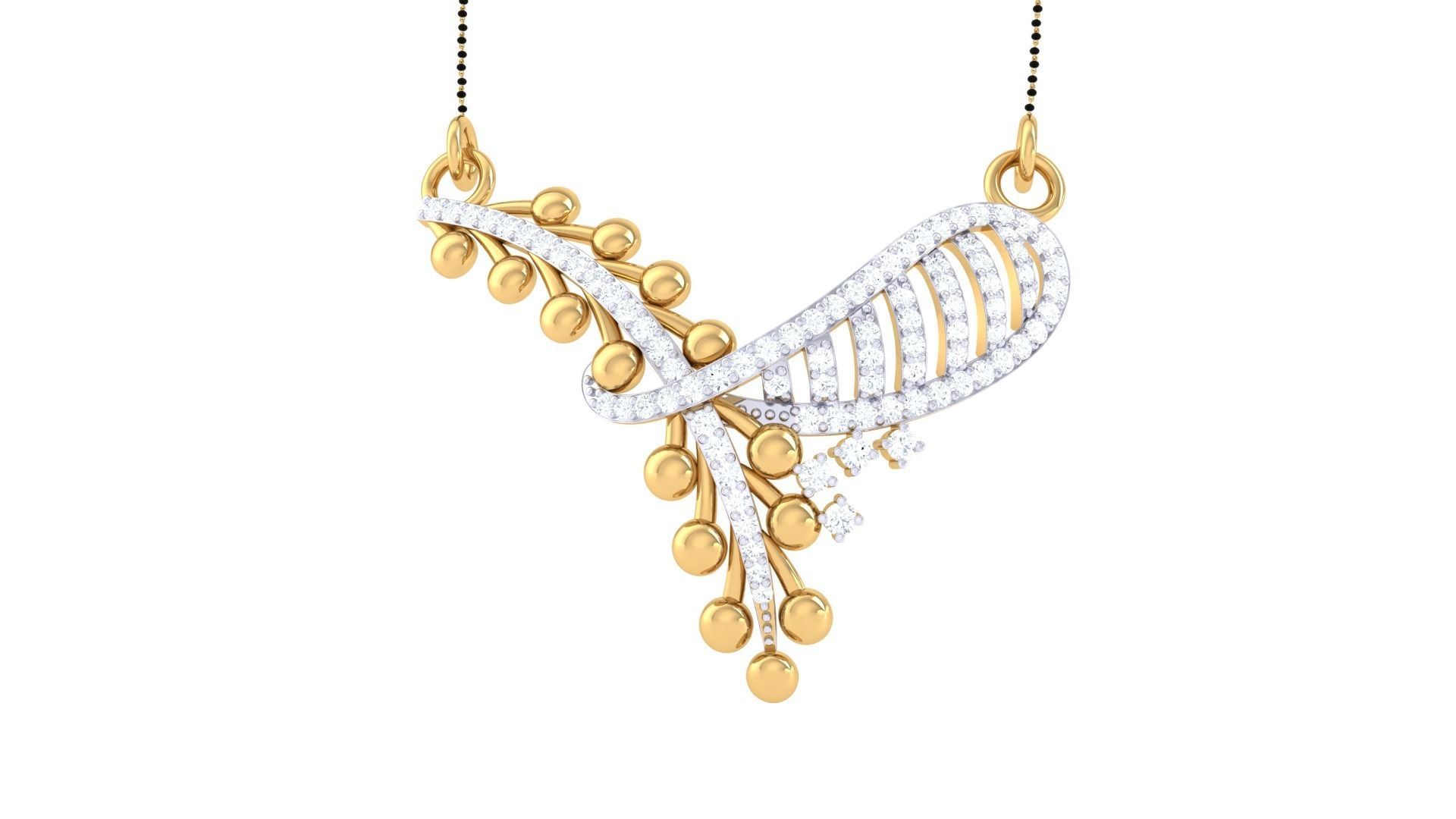 Earring Necklace Set 3dm STL OBJ FBX Renders Details 3D print model_9