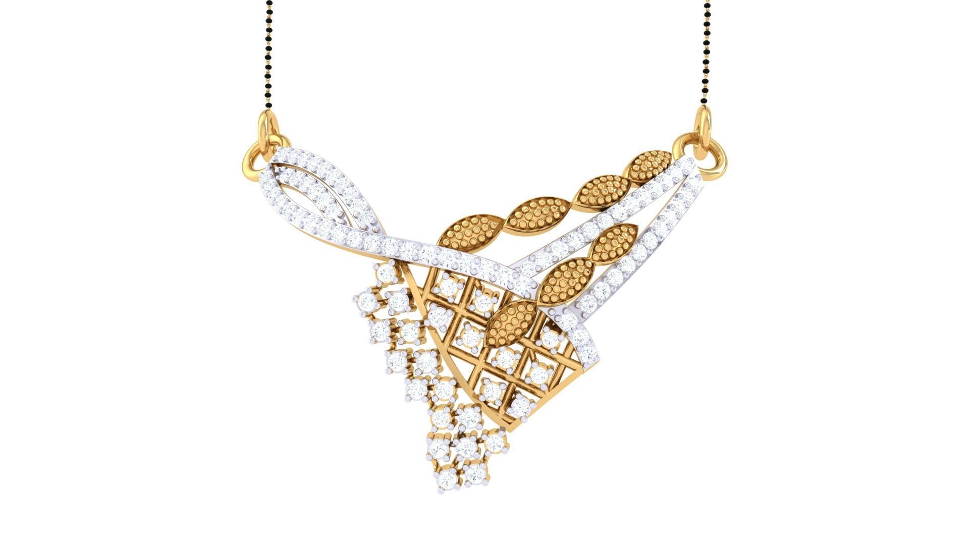 Earring Necklace Set 3dm STL OBJ FBX Renders Details 3D print model_9