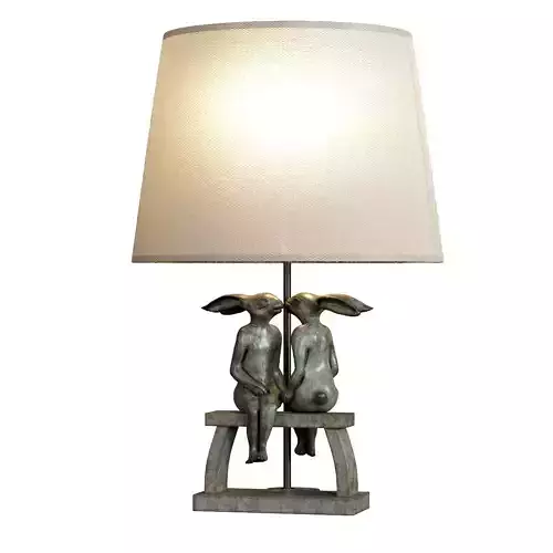 Table Lamp Animal Bunny Love