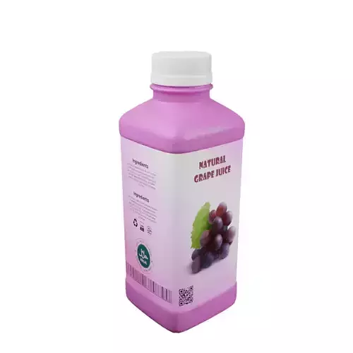 Grape Juice Bottle 3D model