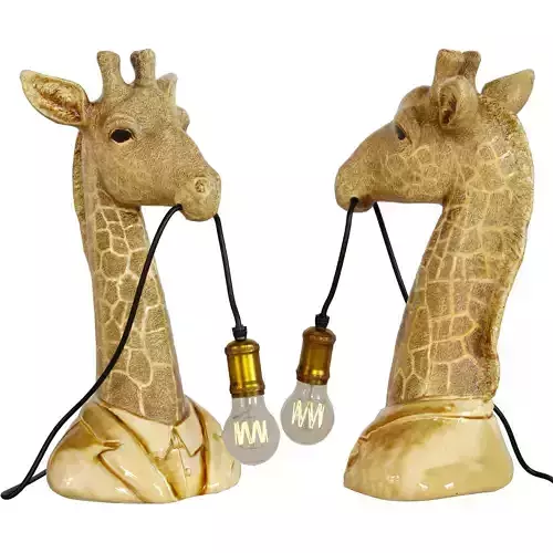 Table Lamp Animal Giraffe Gold