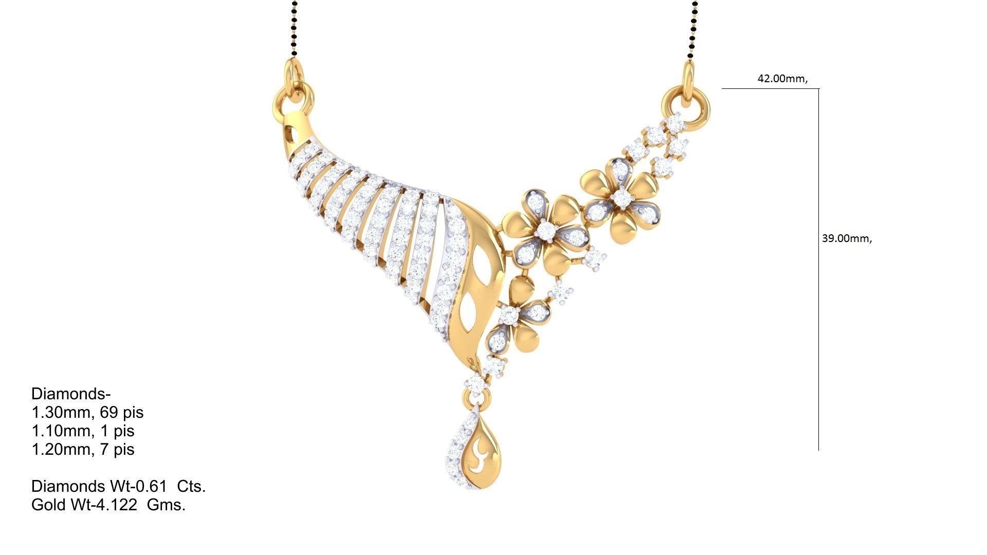 Earring Necklace Set 3dm STL OBJ FBX Renders Details 3D print model_5