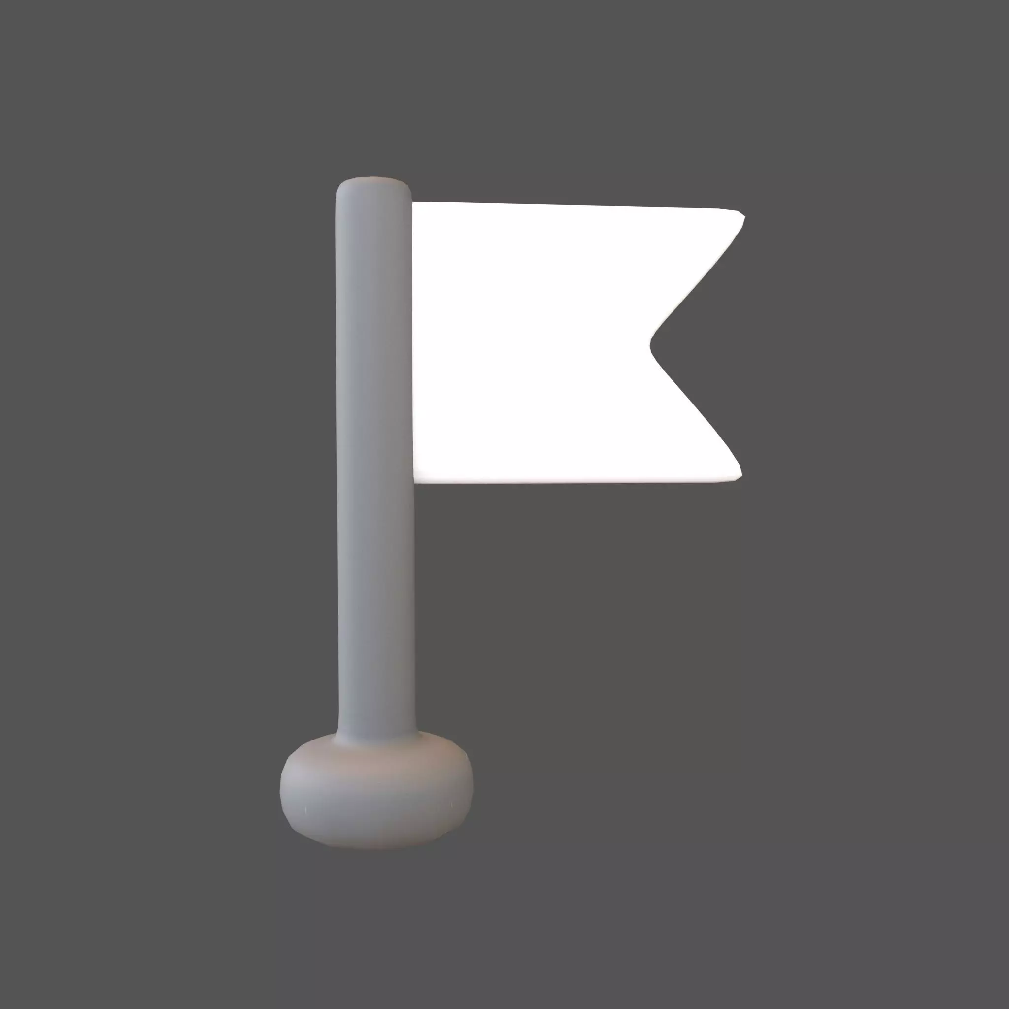 Location Flag v1 008 Low-poly 3D model_0