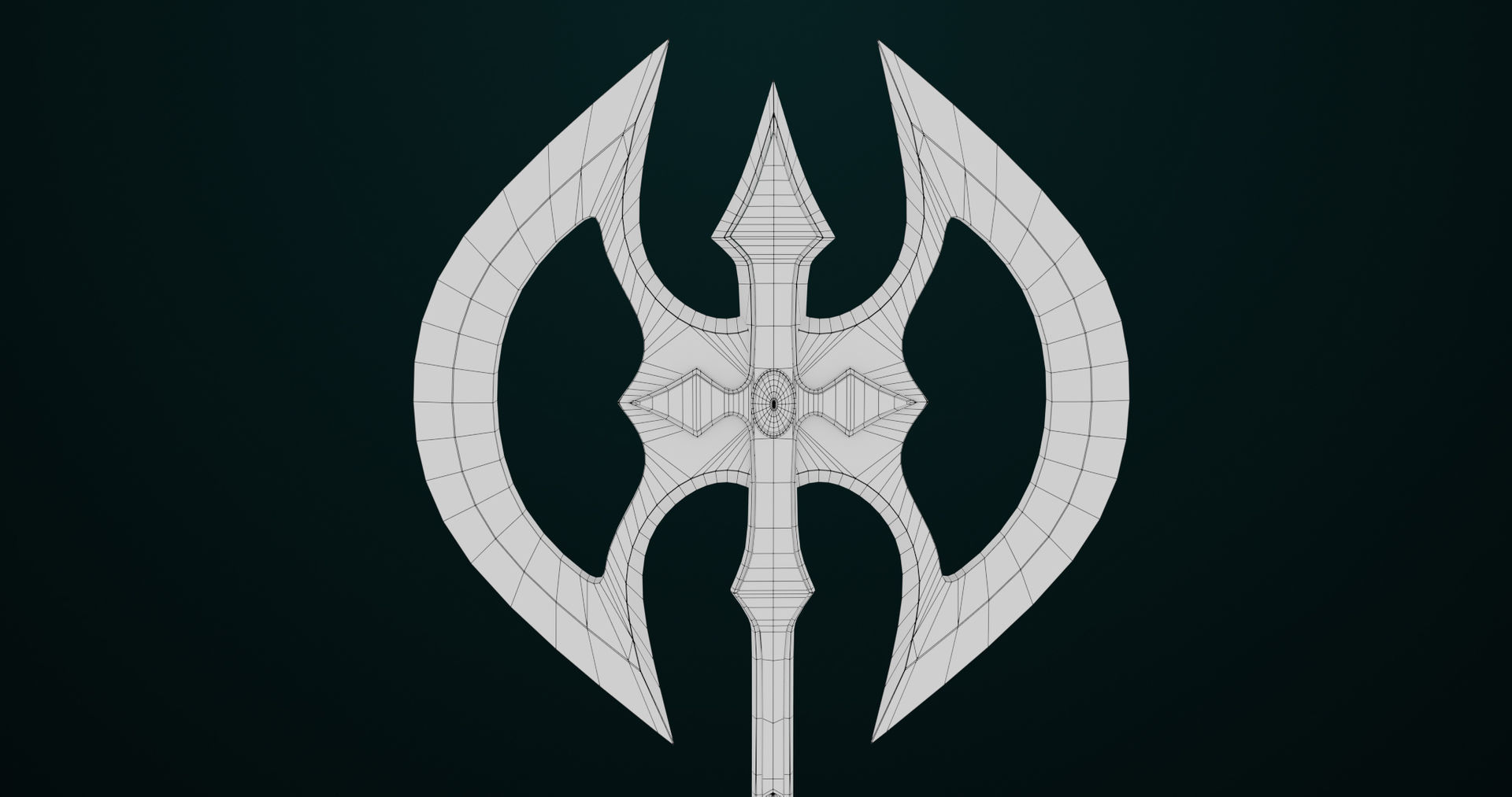 Battle Axe 07 All PBR Unity UE Textures Included Low-poly 3D model_20