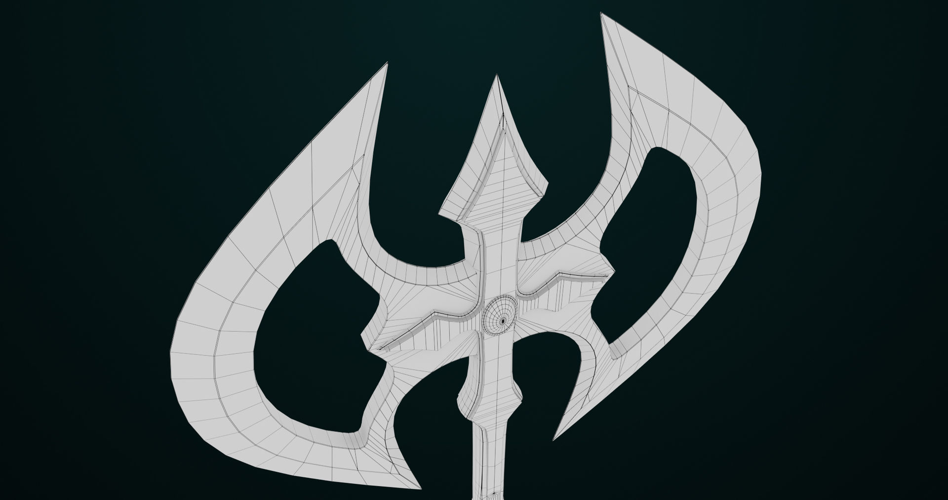 Battle Axe 07 All PBR Unity UE Textures Included Low-poly 3D model_21