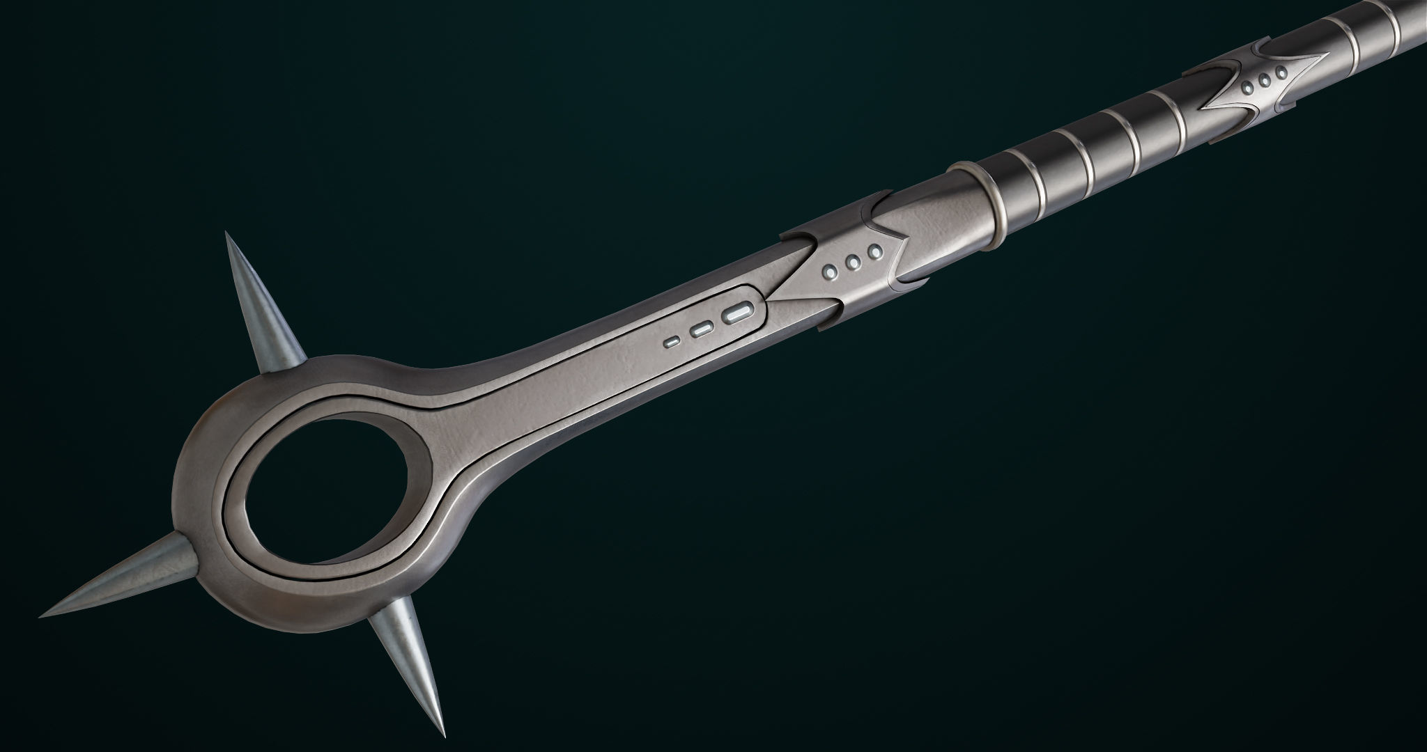 Battle Axe 07 All PBR Unity UE Textures Included Low-poly 3D model_15