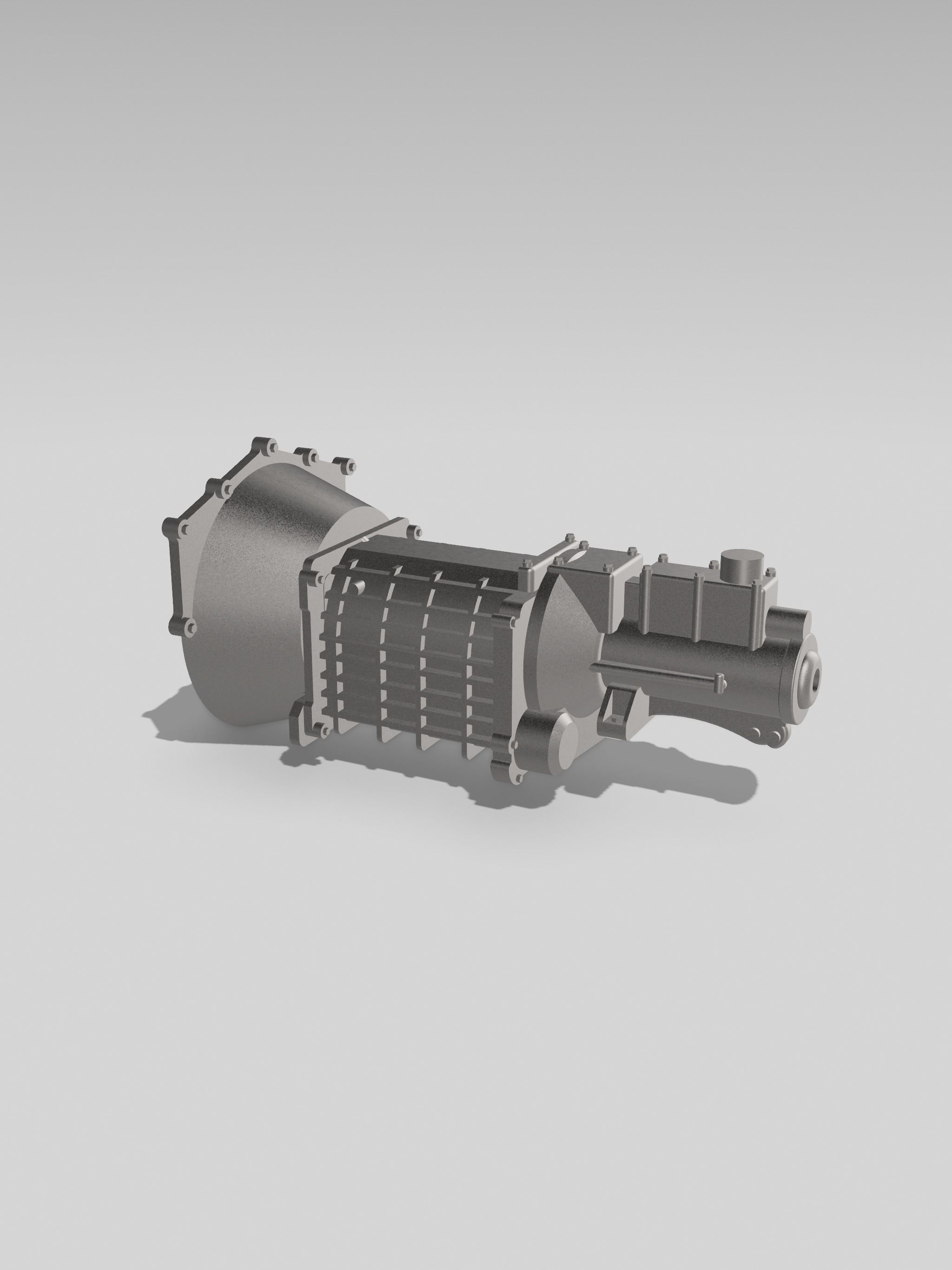 Tremec TKO600 Manual Gearbox 3D print model_1