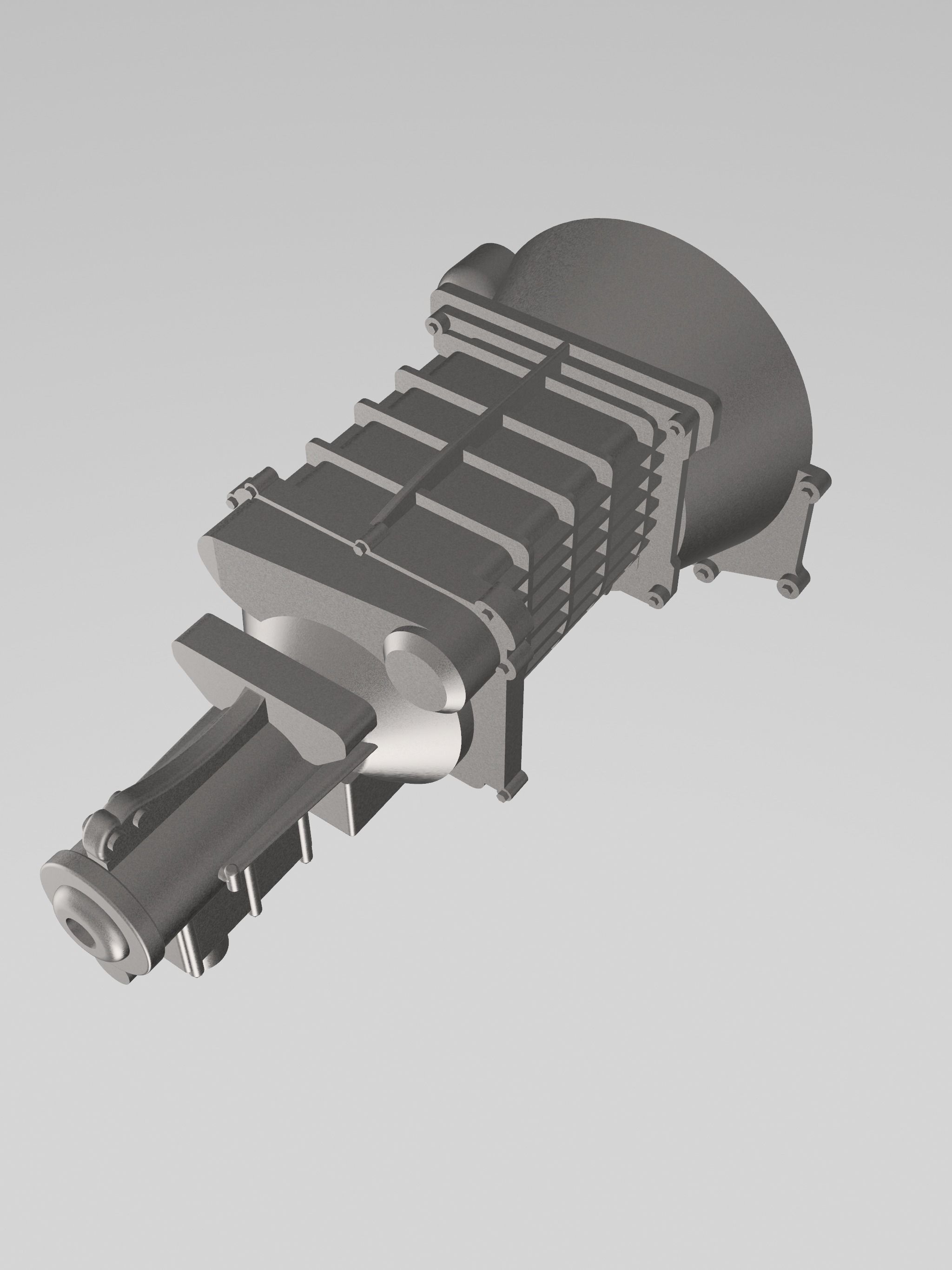 Tremec TKO600 Manual Gearbox 3D print model_2