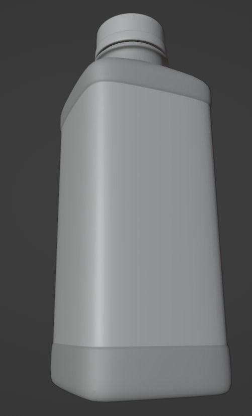 Watermelon Juice Bottle 3D model_7