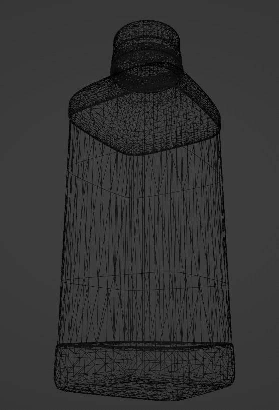 Watermelon Juice Bottle 3D model_11