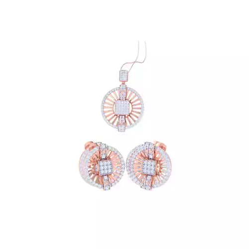 Earring Pendant Set 3dm STL OBJ FBX Renders Details