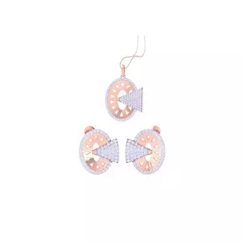 Earring Pendant Set 3dm STL OBJ FBX Renders Details