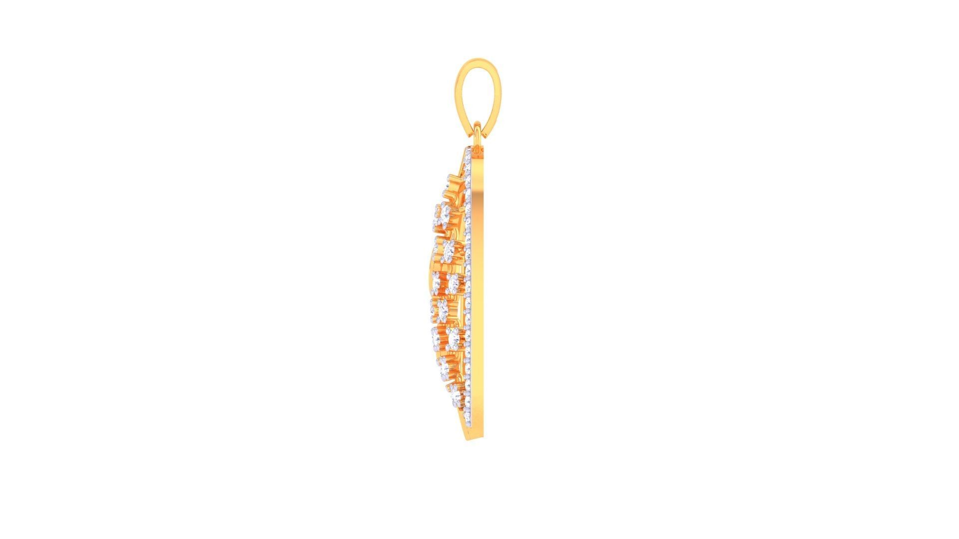 Earring Pendant Set 3dm STL OBJ FBX Renders Details 3D print model_9