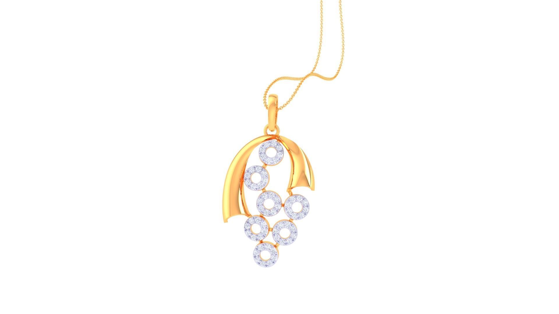 Earring Pendant Set 3dm STL OBJ FBX Renders Details 3D print model_6