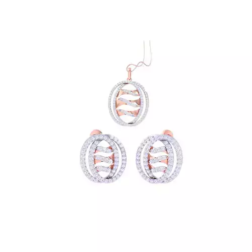 Earring Pendant Set 3dm STL OBJ FBX Renders Details