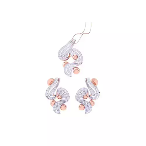 Earring Pendant Set 3dm STL OBJ FBX Renders Details