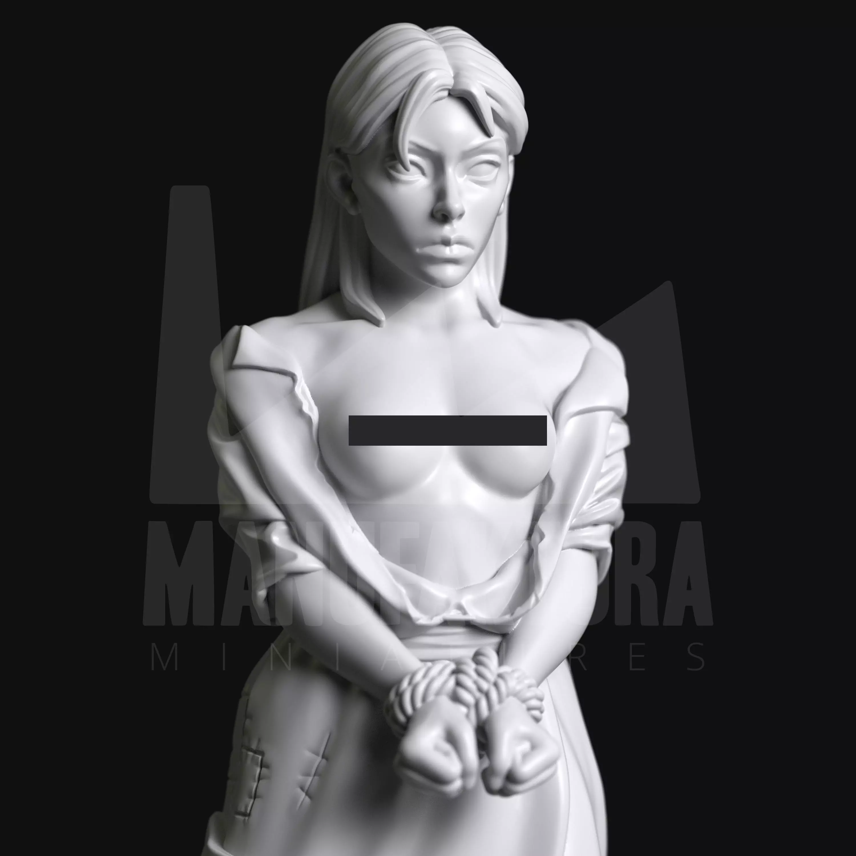 Sub Series 119e - Exposed Farmer Slave Girl 3D print model_0