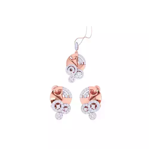 Earring Pendant Set 3dm STL OBJ FBX Renders Details