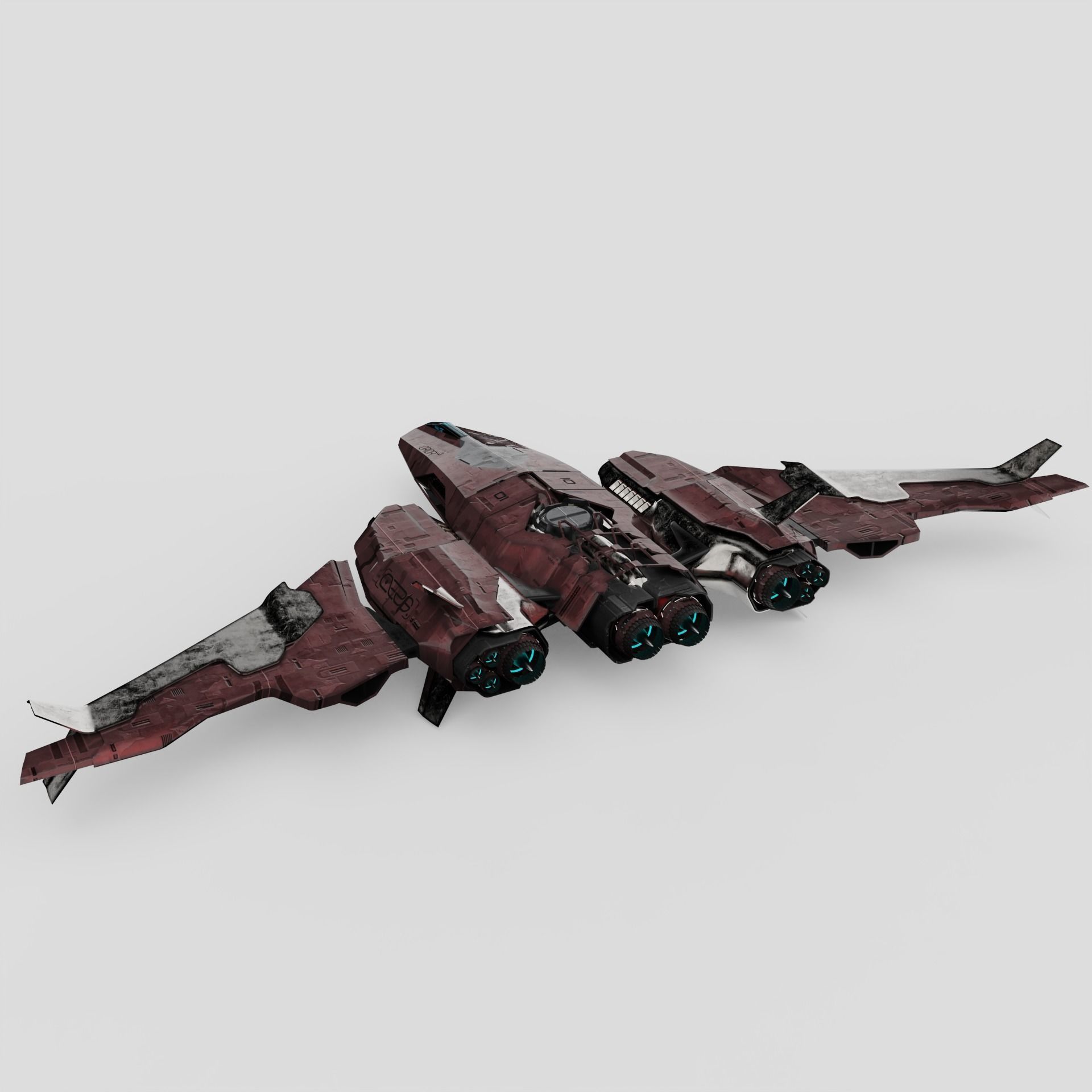 Mothership Orior Valkyrie 3D model_9