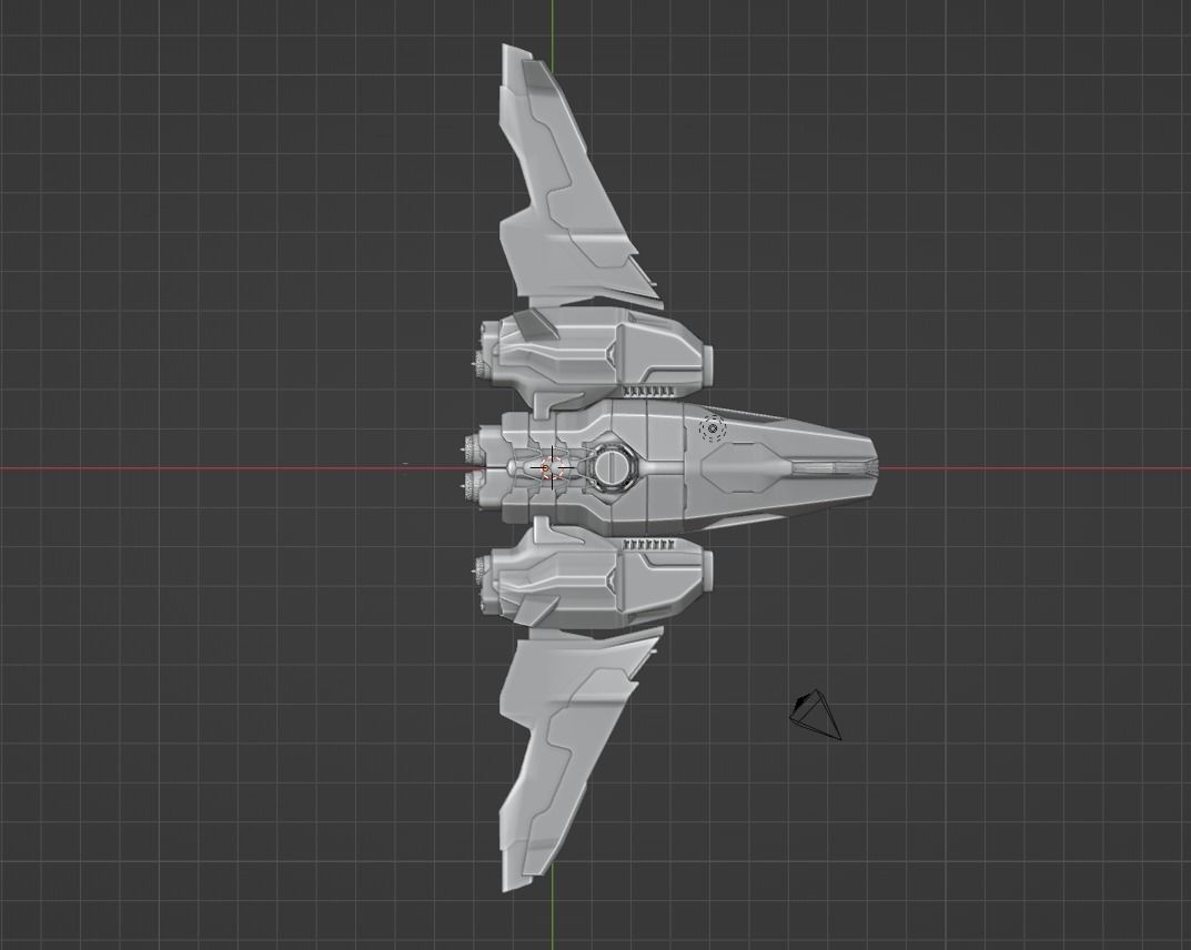 Mothership Orior Valkyrie 3D model_2