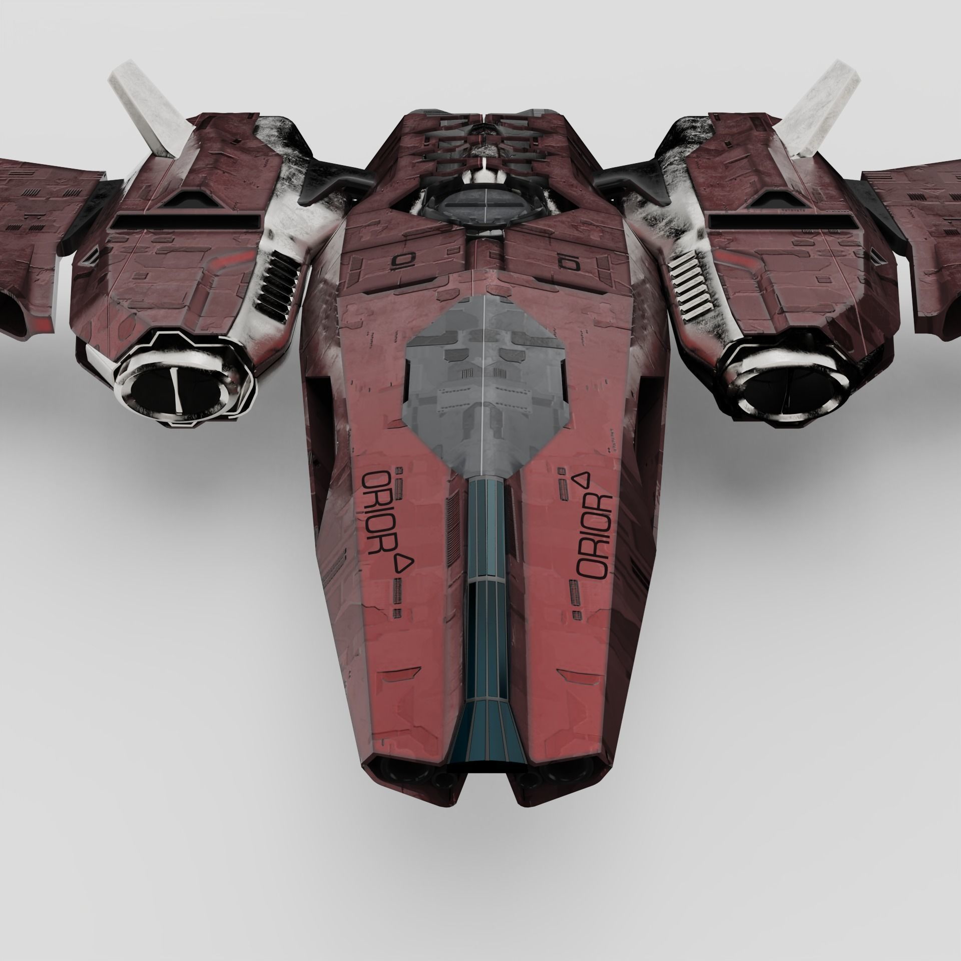Mothership Orior Valkyrie 3D model_10
