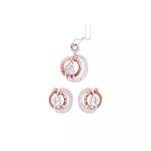 Earring Pendant Set 3dm STL OBJ FBX Renders Details