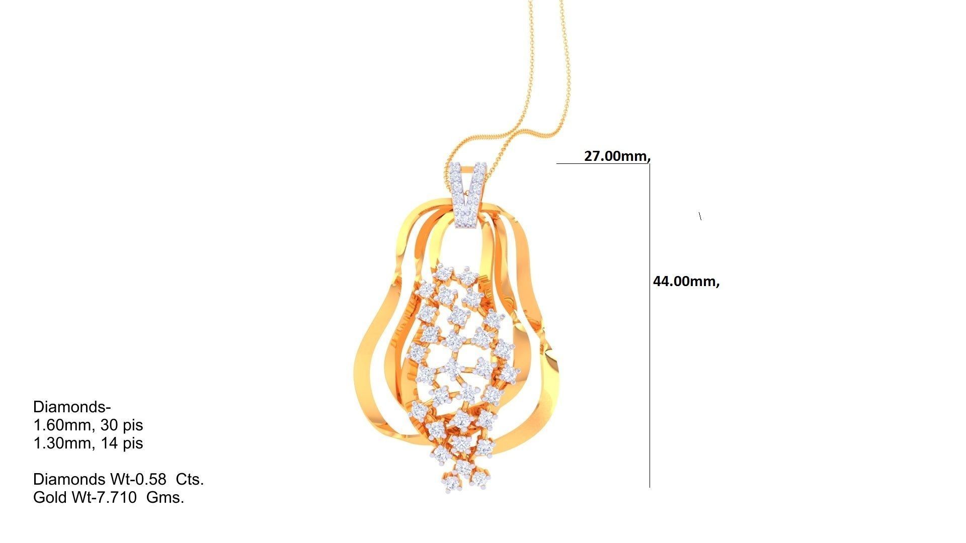 Earring Pendant Set 3dm STL OBJ FBX Renders Details 3D print model_7