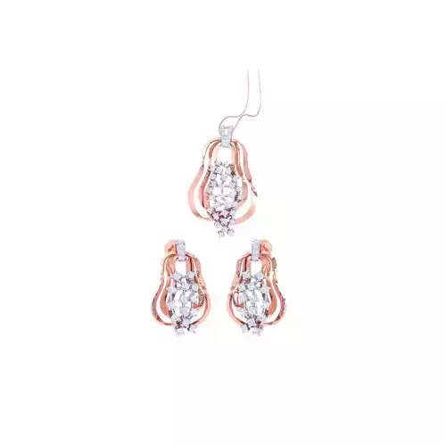 Earring Pendant Set 3dm STL OBJ FBX Renders Details