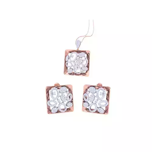 Earring Pendant Set 3dm STL OBJ FBX Renders Details