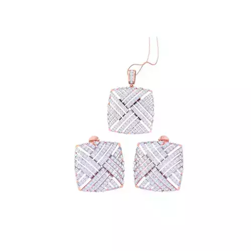 Earring Pendant Set 3dm STL OBJ FBX Renders Details