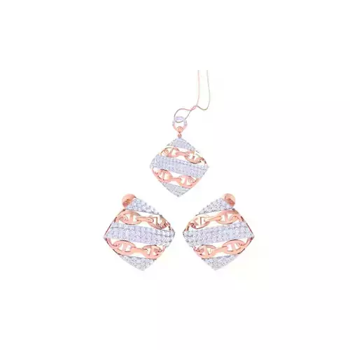 Earring Pendant Set 3dm STL OBJ FBX Renders Details