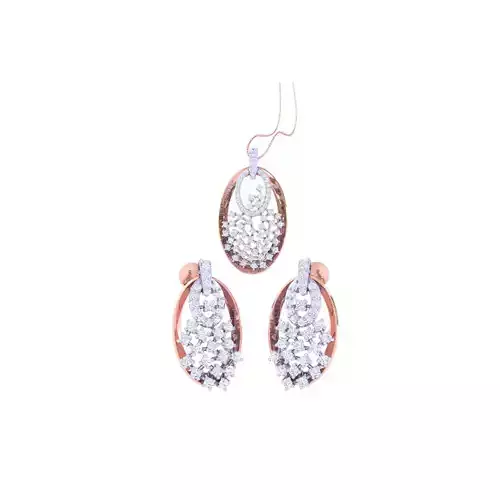 Earring Pendant Set 3dm STL OBJ FBX Renders Details