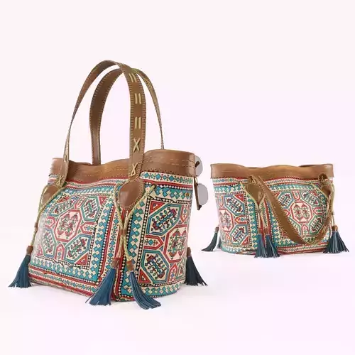 Hippie bag 3D model