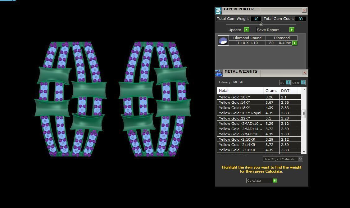 Earring Pendant Set 3dm STL OBJ FBX Renders Details 3D print model_10
