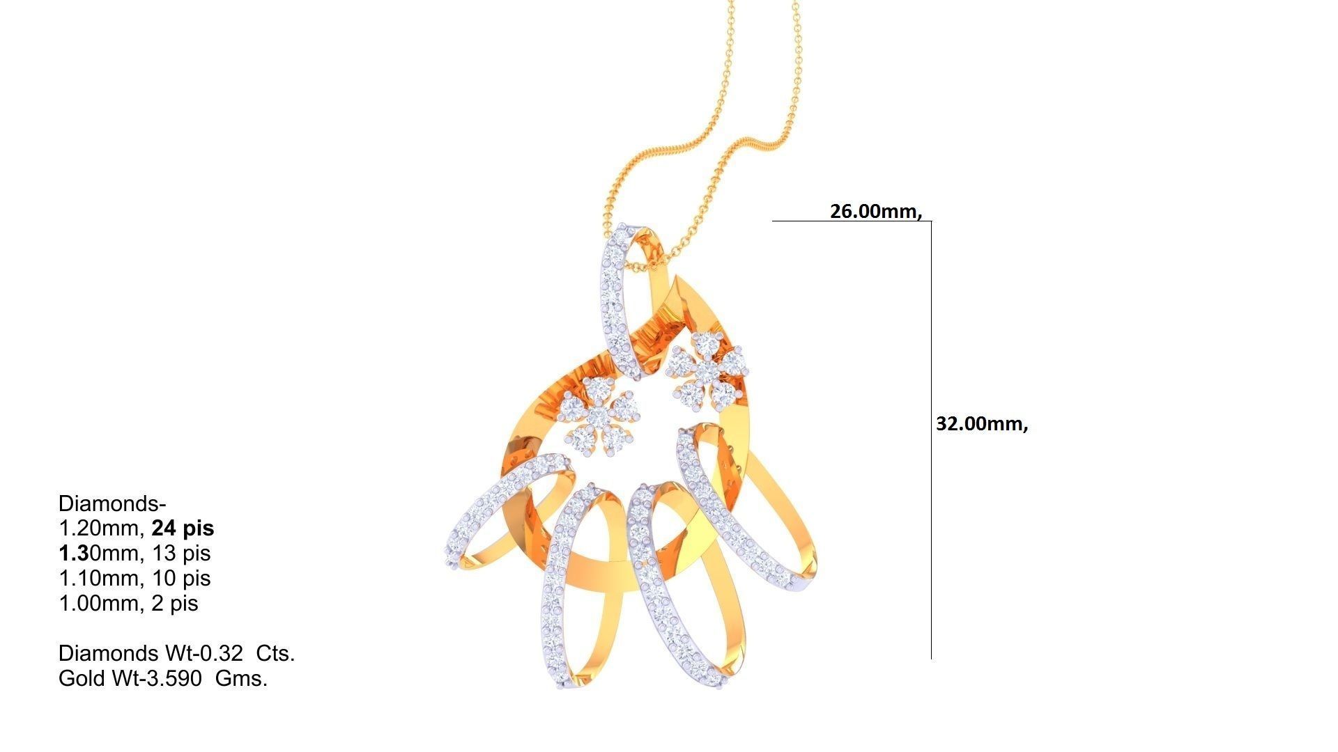 Earring Pendant Set 3dm STL OBJ FBX Renders Details 3D print model_6